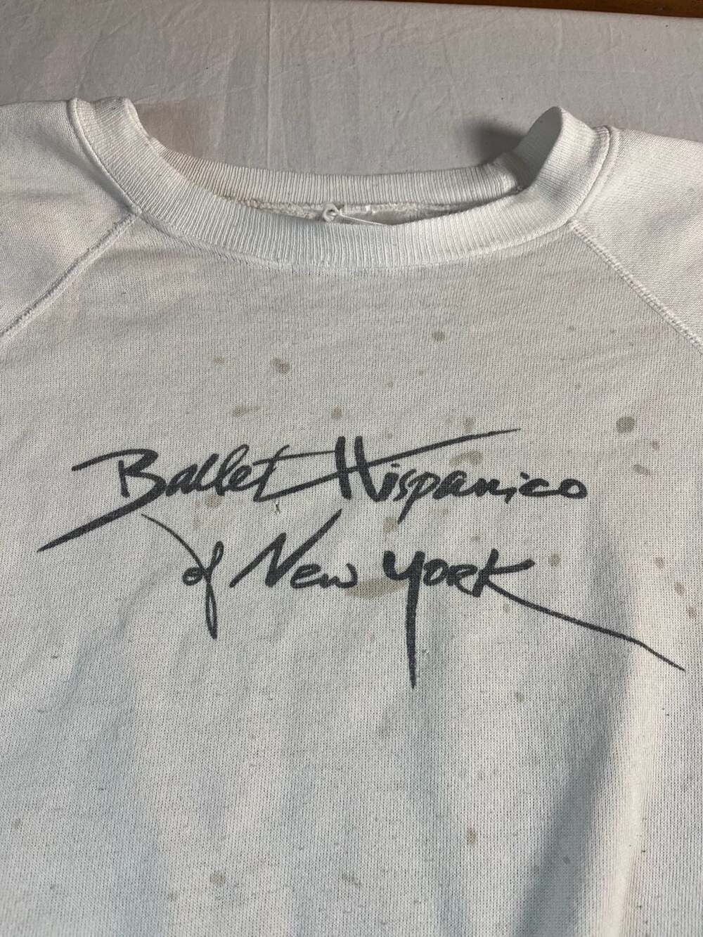 Ballet Hispanico of New York Sweatshirt Vintage 80s Distressed XL